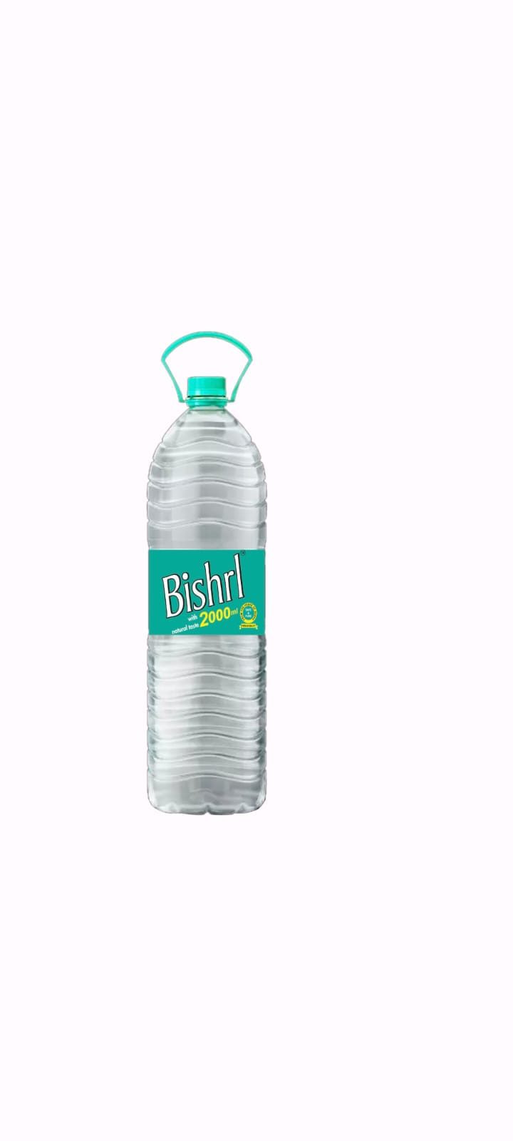Bishrl 2 litre packaged drinking water jar with handle