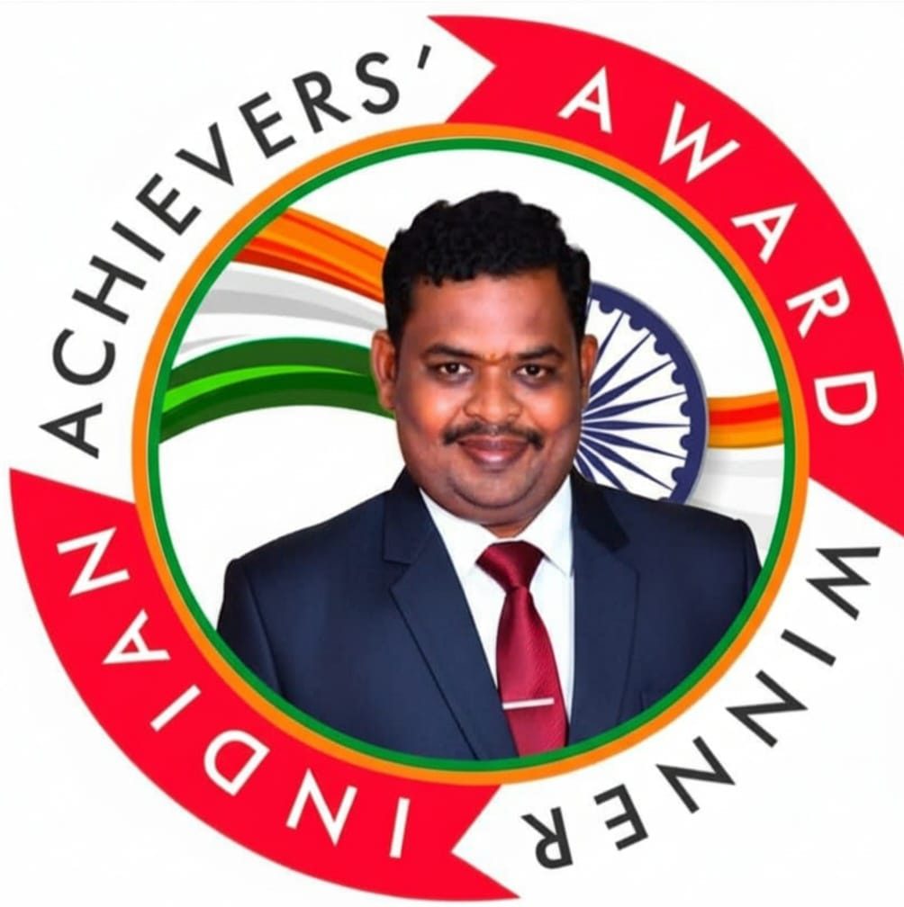 Dr. Rhaajesh Bhaskaran, Founder and Chairman of HRL Projects Kallavi Krishnagiri, Indian Achiever's Award winner 2022